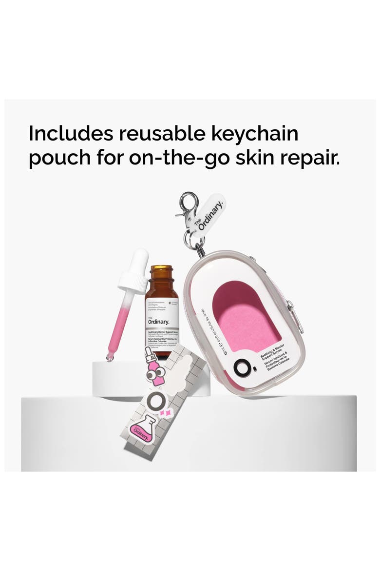 Soothing & Barrier Support Serum & Key Chain Pouch Set, Alternate, color, NO COLOR