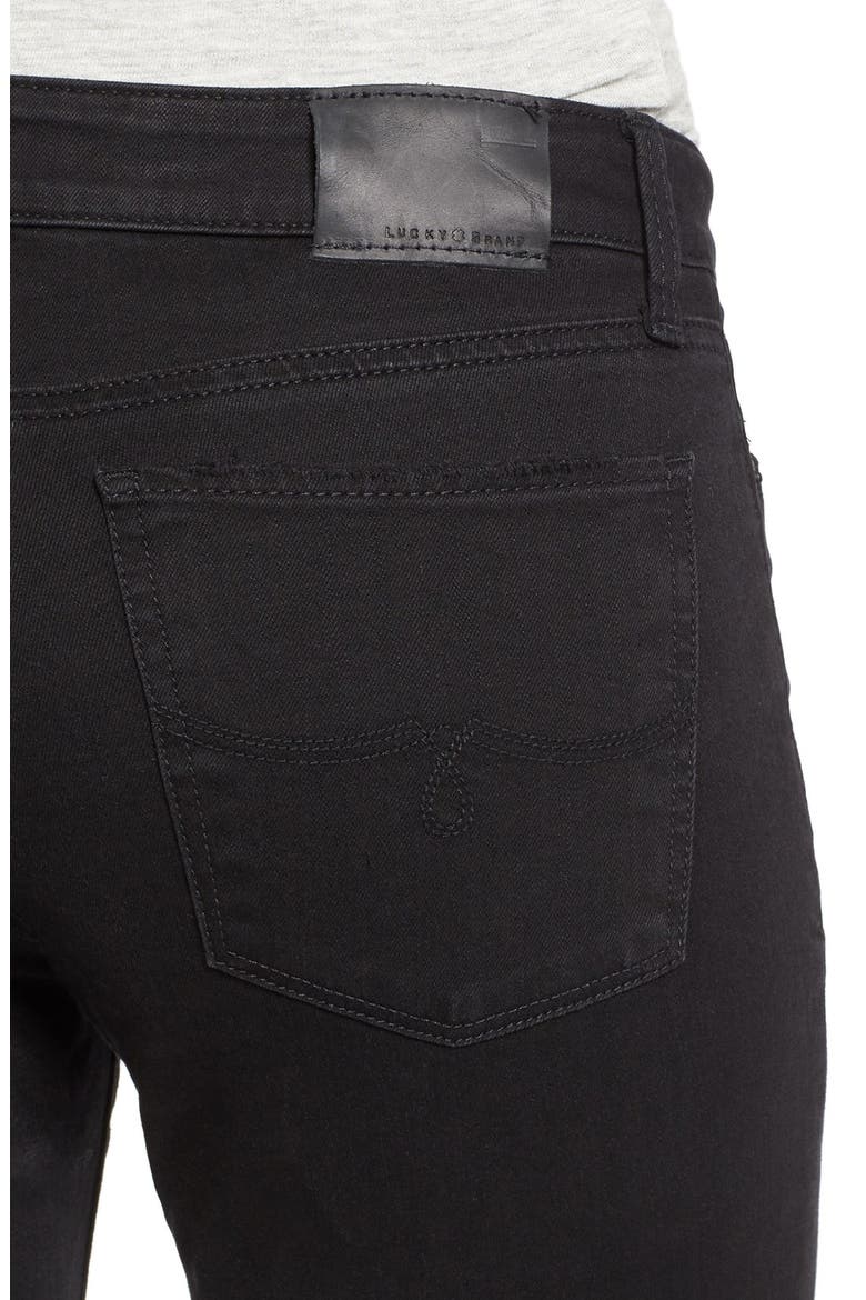 Lolita Stretch Skinny Jeans, Alternate, color, BLACK DESTRUCTED