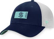 FANATICS Men's Fanatics Branded Deep Sea Blue/White Seattle Kraken Authentic Pro Rink Trucker Snapback Hat