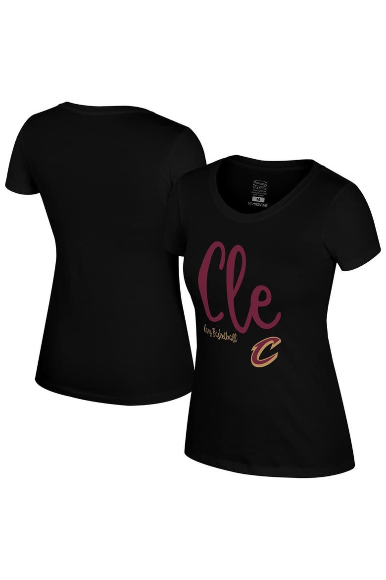 Women's Stadium Essentials  Black Cleveland Cavaliers 3rd Quarter T-Shirt, Main, color, Black