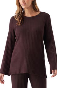 Ripe Maternity Dallas Rib Knit Nursing Top