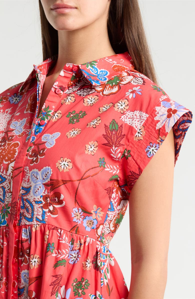 SUGARLIPS Oreanna Floral Grenola Shirtdress, Alternate, color,