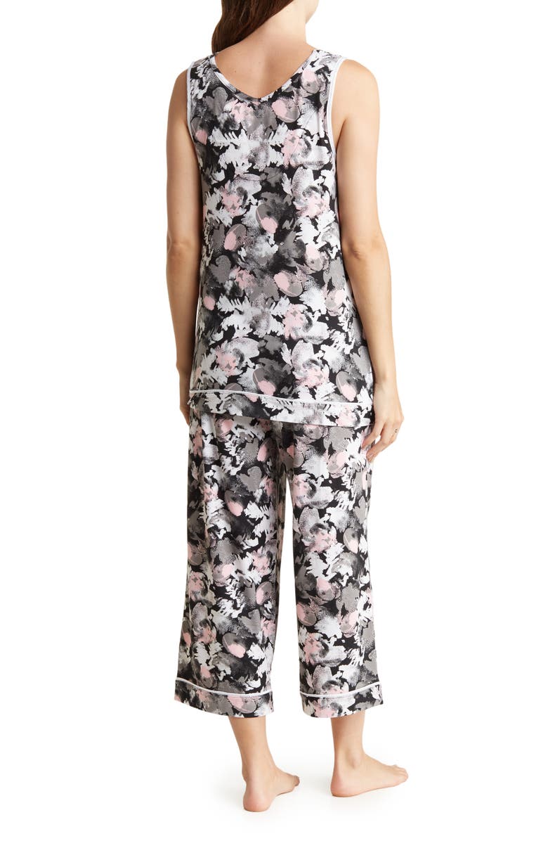 Anne Klein Sleeveless Capri Pajamas, Alternate, color, 