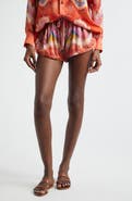 Zimmermann Kindred Spirit Alchemy Relaxed Silk Satin Shorts
