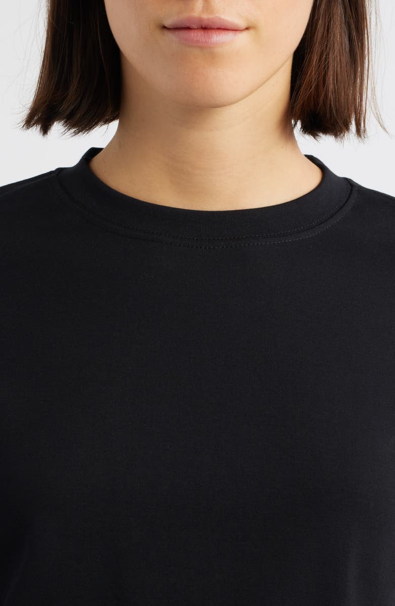 Mavi Jeans Cotton Crewneck T-Shirt, Alternate, color, Black