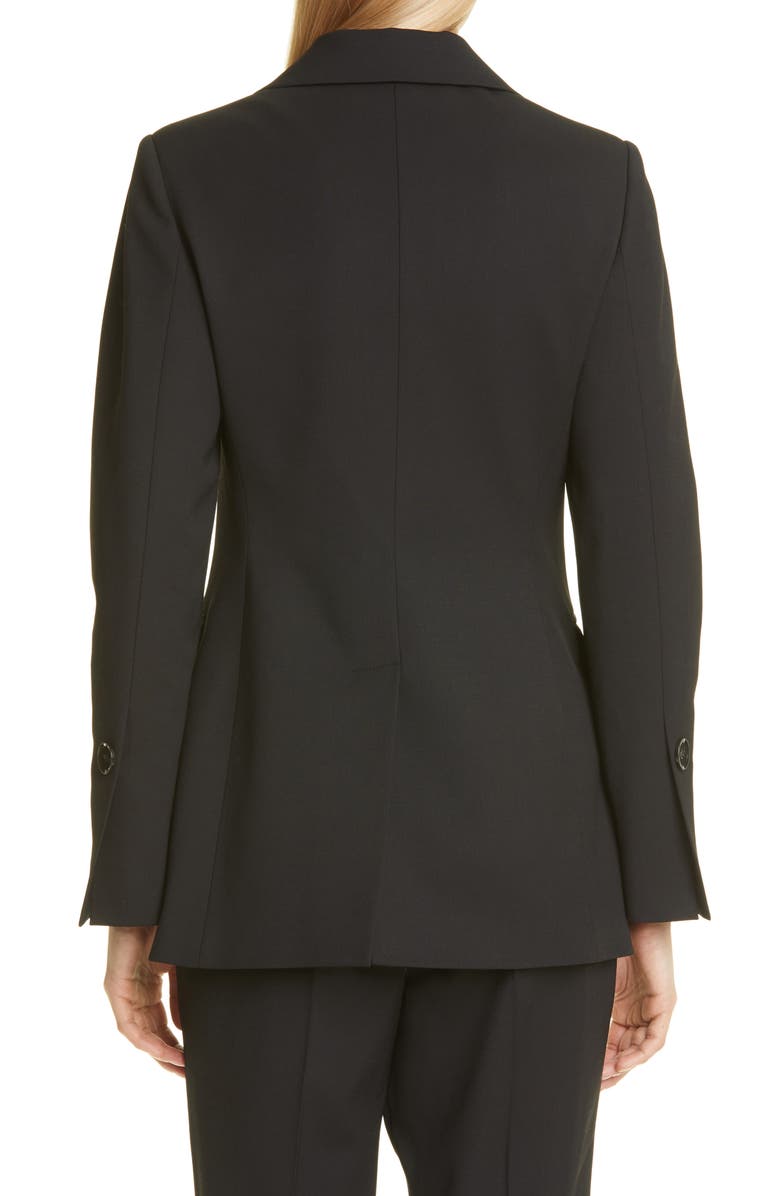Proenza Schouler Stretch Wool Blazer, Alternate, color, 