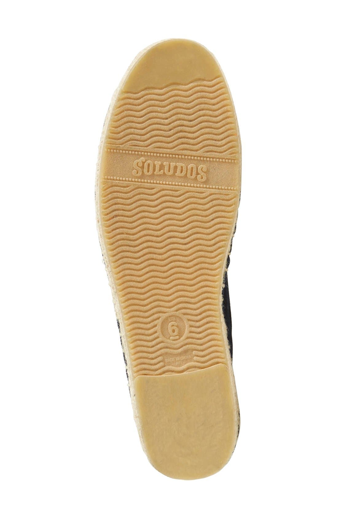 Soludos 'Cherries' Embroidered Espadrille Slip-On, Alternate, color, 