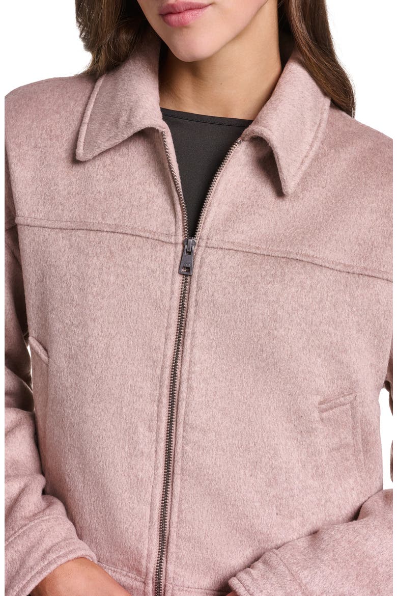 Zip Front Wool Blend Jacket, Alternate, color, TAUPE