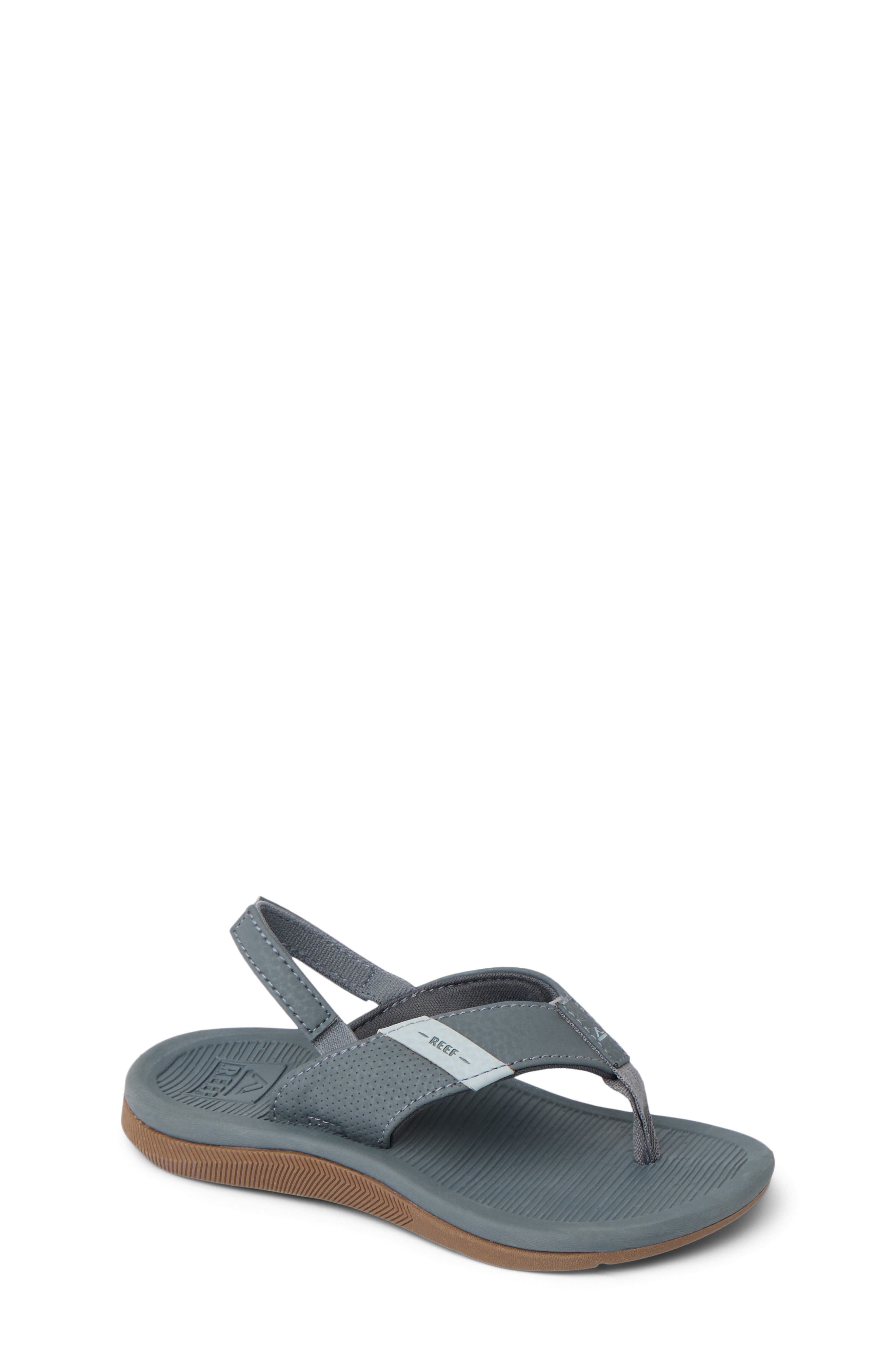 Reef Kids' Little Santa Ana Sandal, Main, color, Grey