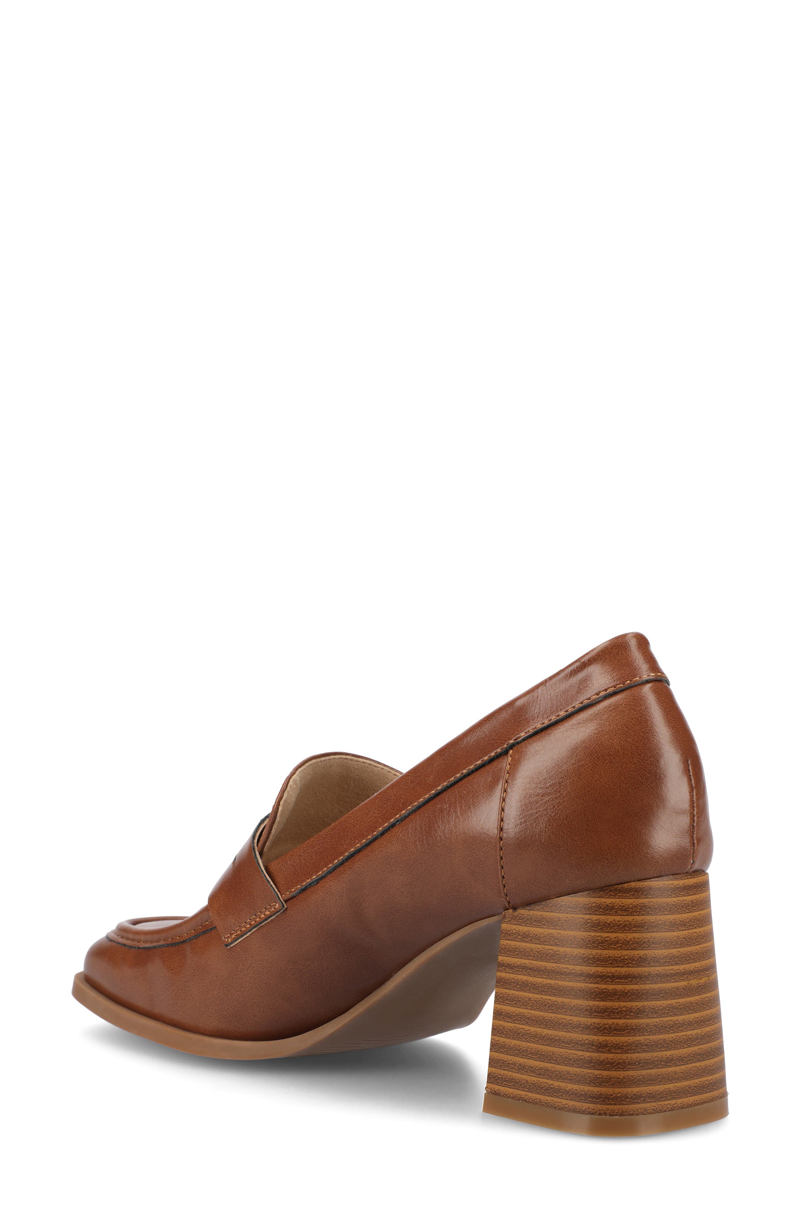 Malleah Loafer Pump, Alternate, color, BROWN