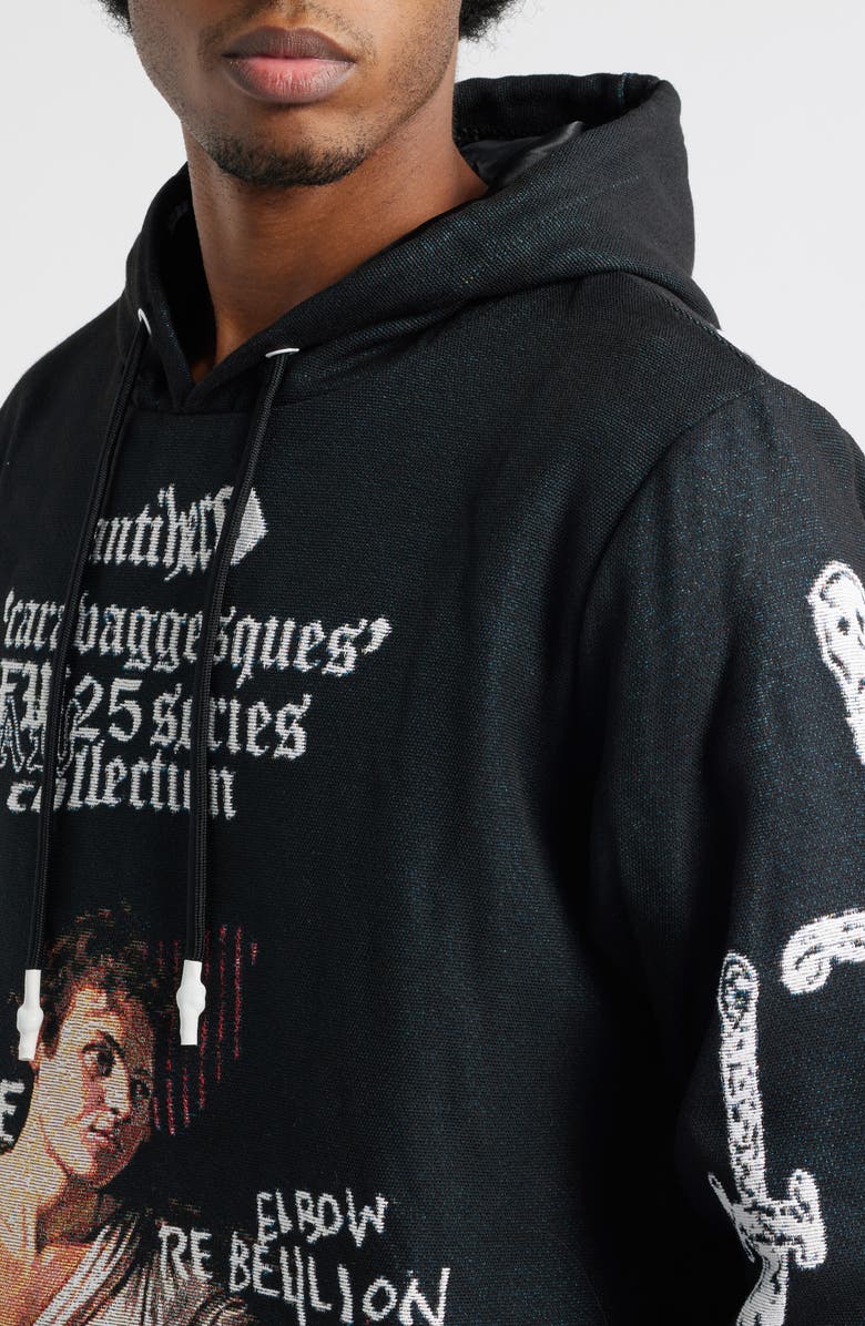 VERYRARE David vs Goliath Hoodie, Alternate, color, Black