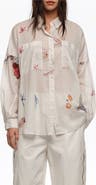 Bimba y Lola Seabed Cotton Oversize Shirt