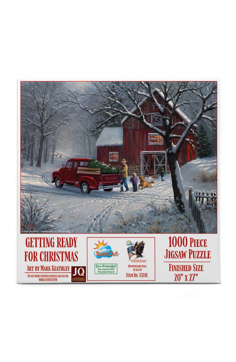 Sunsout Getting Ready for Christmas 1000 piece Jigsaw Puzzle for Adults, Alternate, color, Multicolor