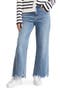 Sabrina High Waist Wide Leg Raw Hem Jeans