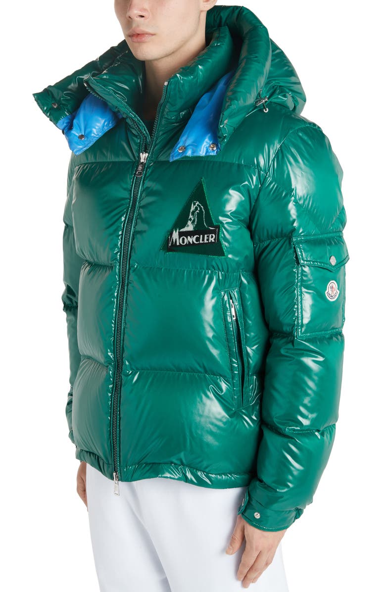 Moncler Wilson Hooded Quilted Down Puffer Jacket, Alternate, color, 