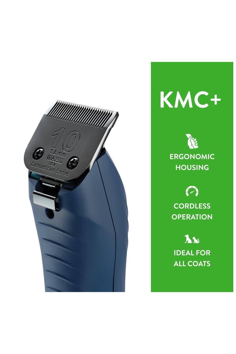 KMC+ 2-Speed Cordless Detachable Blade Pet Clipper Kit, Alternate, color, Navy