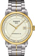 Tissot Men's Luxury Powermatic 80 Two-Tone Bracelet Watch, 41mm