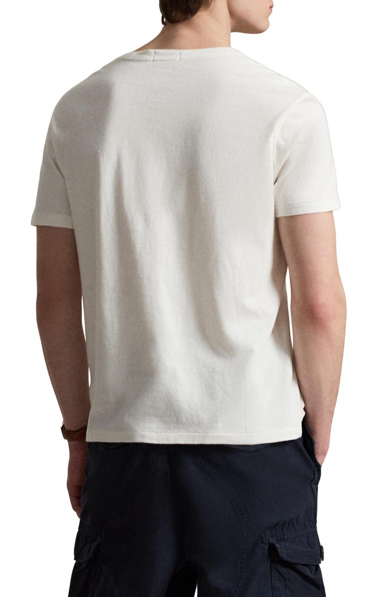 Polo Ralph Lauren Standard Fit Cotton & Linen T-Shirt, Alternate, color, Nevis