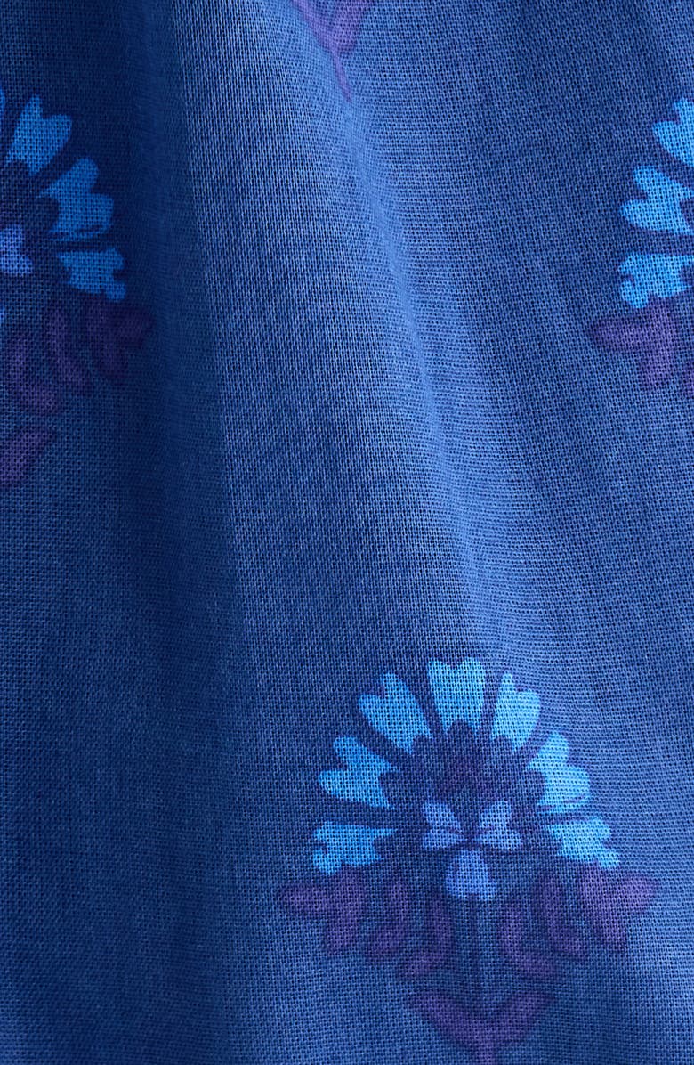 SUGARLIPS Briza Medallion Print A-Line Dress, Alternate, color, Teal-Blue