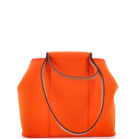 Cabag Handbag Toile and Leather 32