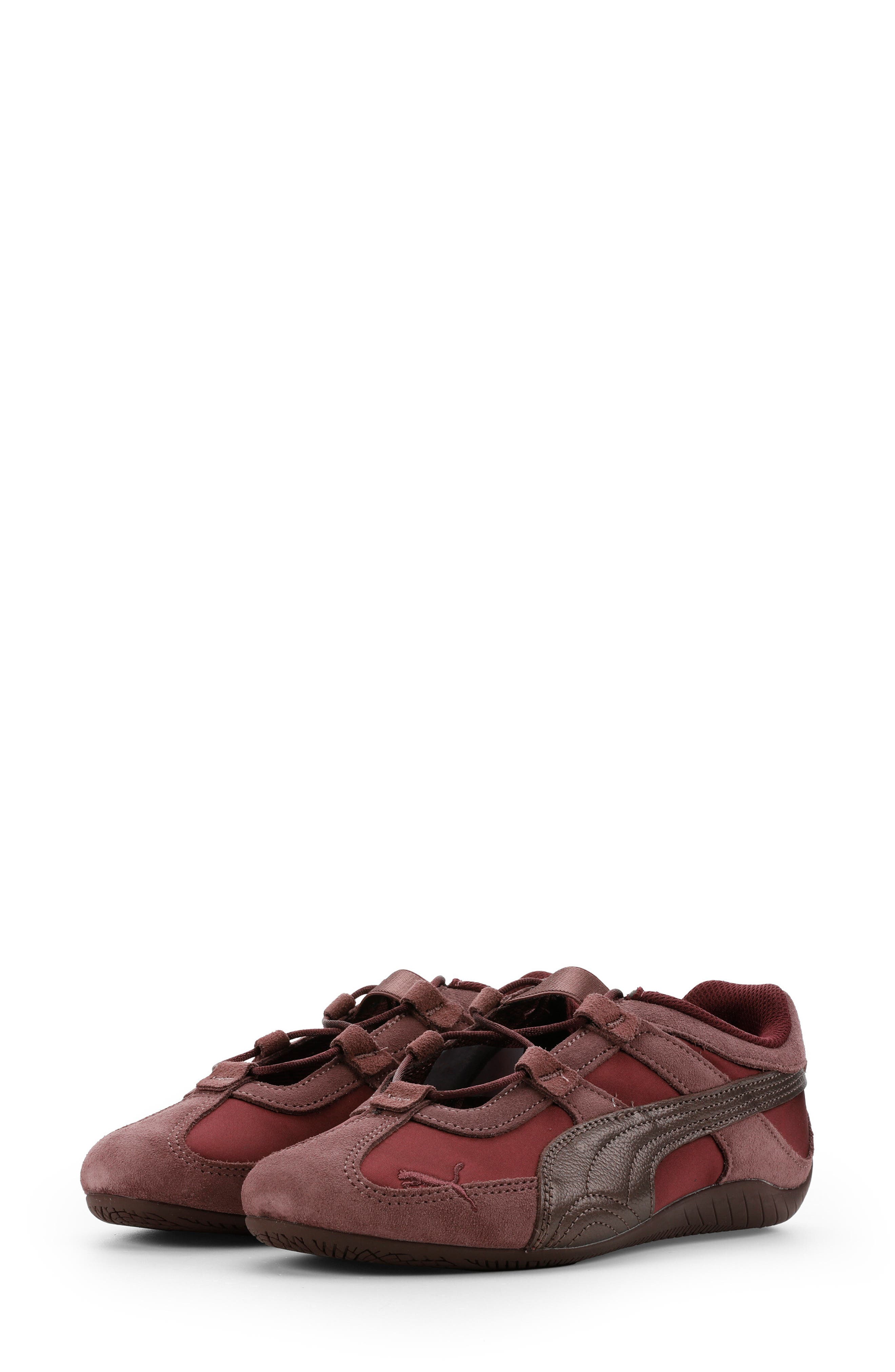 Speedcat Go Ruby Leather Sneaker, Alternate, color, RICH COCOA/ CHOCOLATE/ RUBY