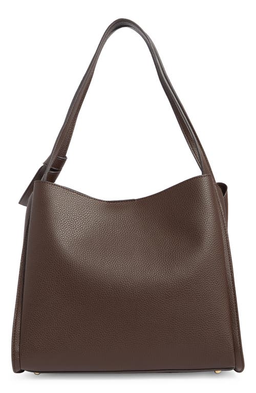 Nanette Lepore Ariana Triple Section Shoulder Bag In Brown