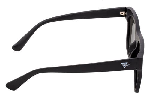 Sixty One Delos Polarized Sunglasses In Black/black