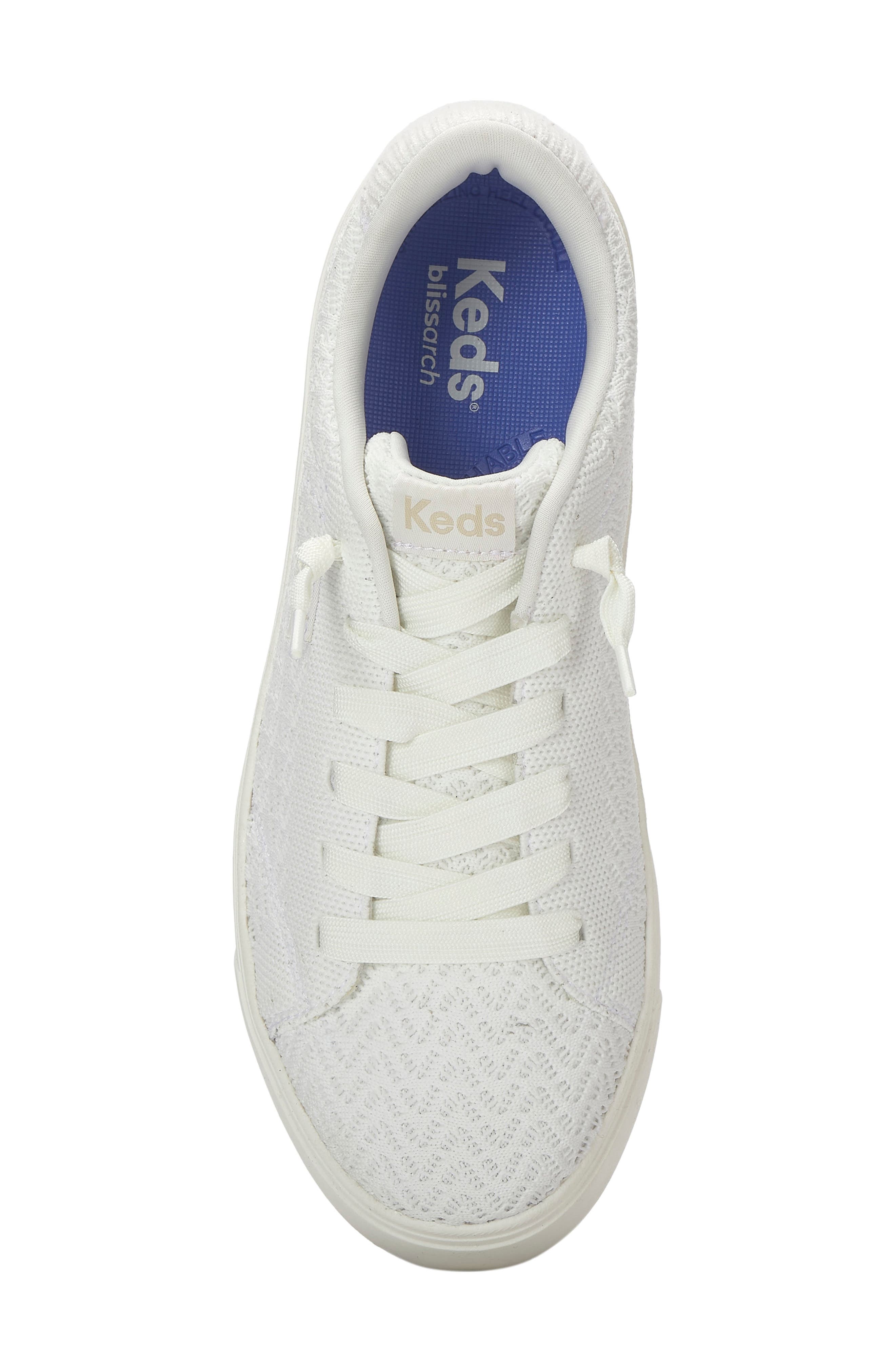 Keds<sup>®</sup> Park Platform Sneaker, Alternate, color, Snow White