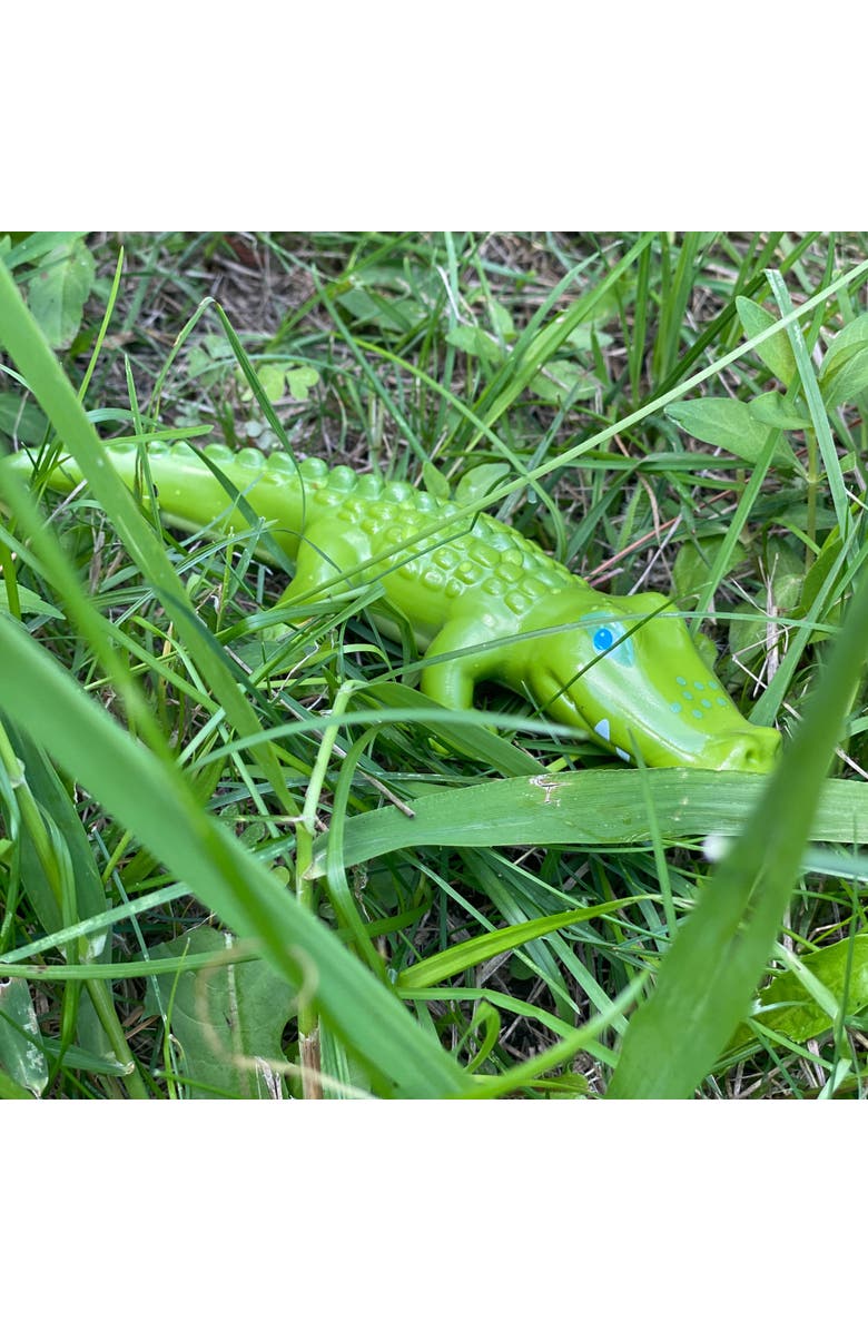 HABA Little Friends Crocodile - 7" Chunky Plastic Zoo Animal Toy Figure, Alternate, color, Multi