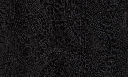 Ellen Tracy Sleeveless Lace Top In Black