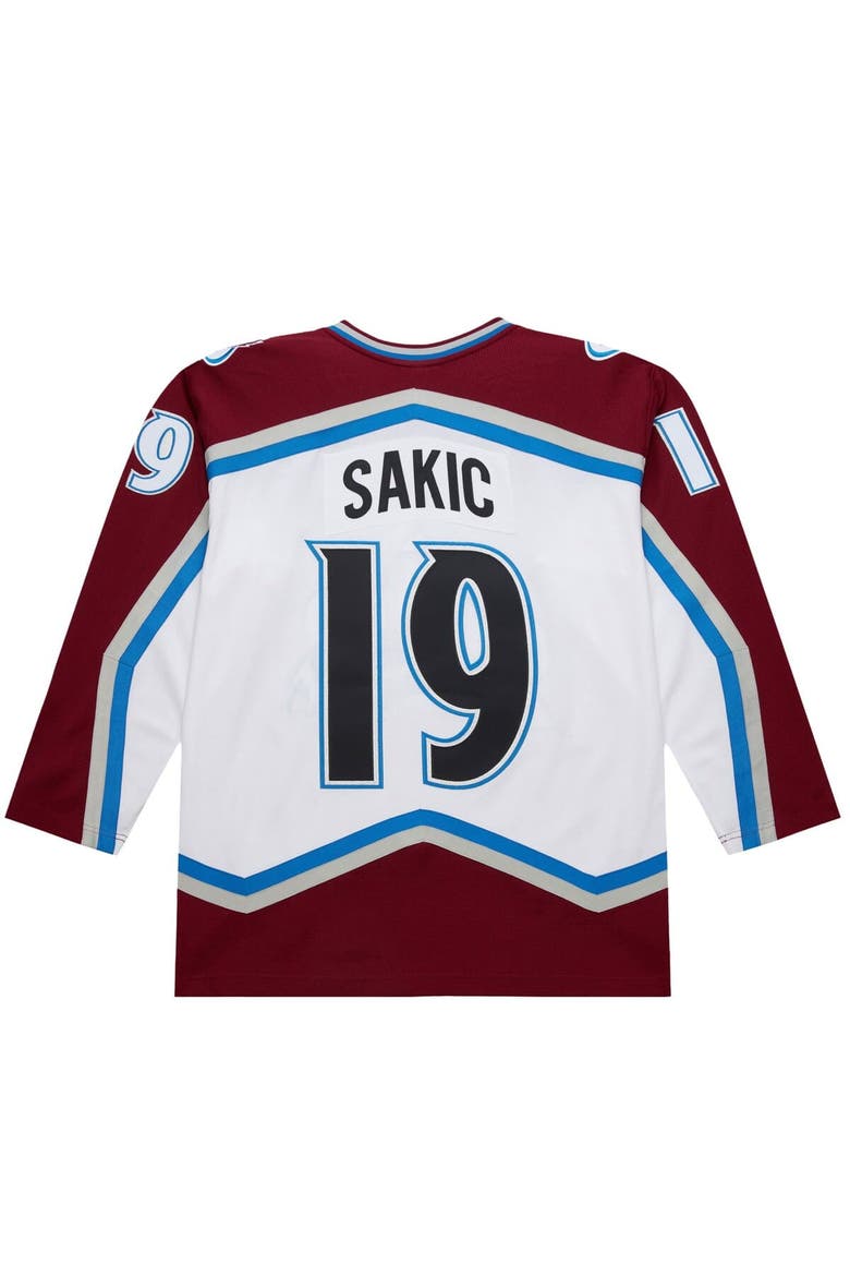Men's Joe Sakic White Colorado Avalanche 2000-01 Power Play Jersey, Alternate, color, White