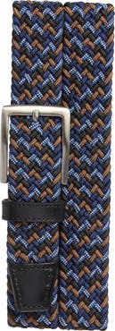 Johnston & Murphy Stretch Braided Belt