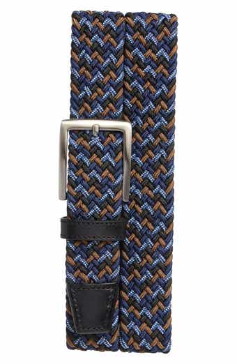 Johnston & Murphy Stretch Braided Belt
