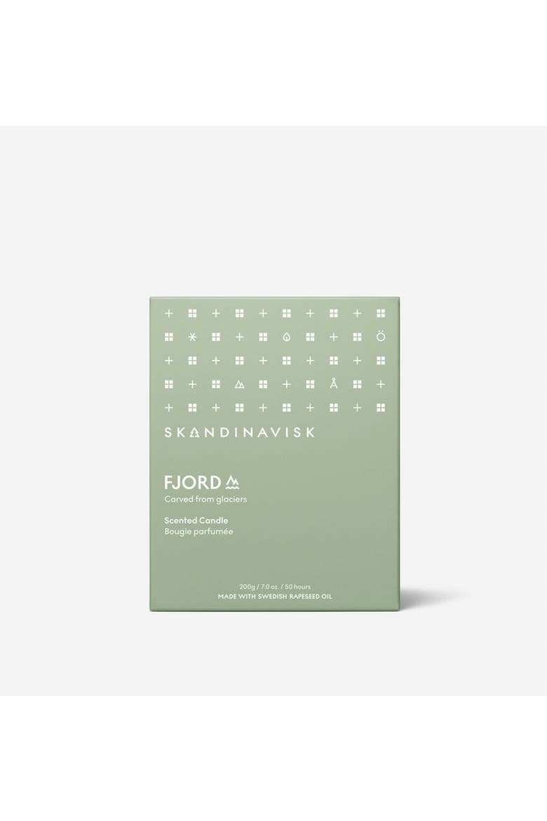 FJORD Scented Candle 200g, Alternate, color, Green