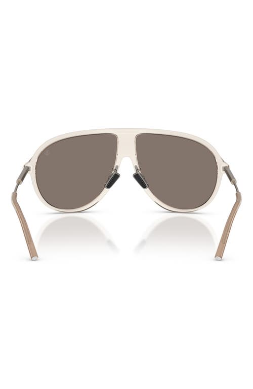 Moncler 61mm Pilot Sunglasses In Brown