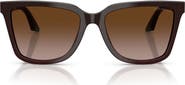 Emporio Armani 55mm Irregular Sunglasses