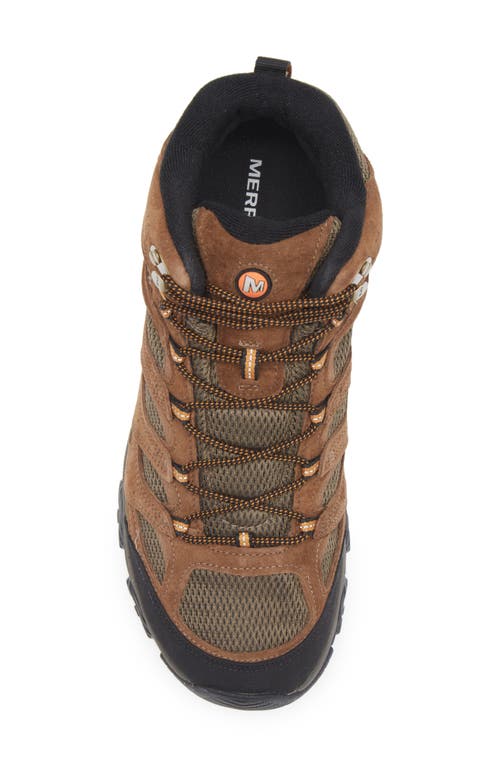 Merrell Moab 3 Mid Waterproof Hiking Shoe In Earth