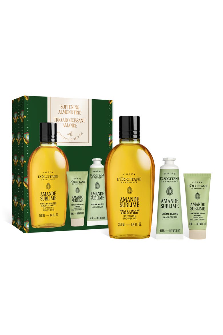 Softening Almond Trio Set, Main, color, NO COLOR