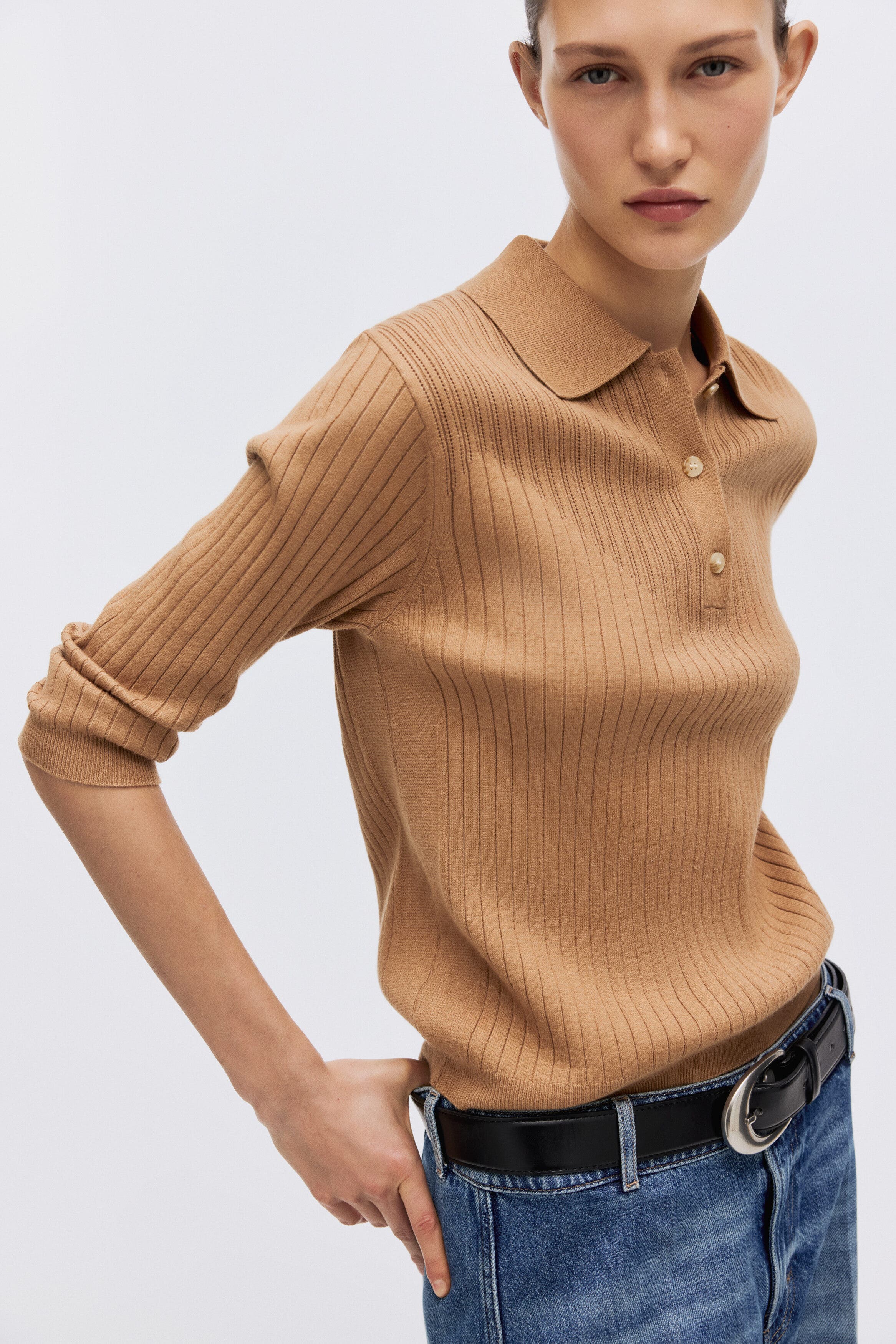 Rib-knit Top - image 2