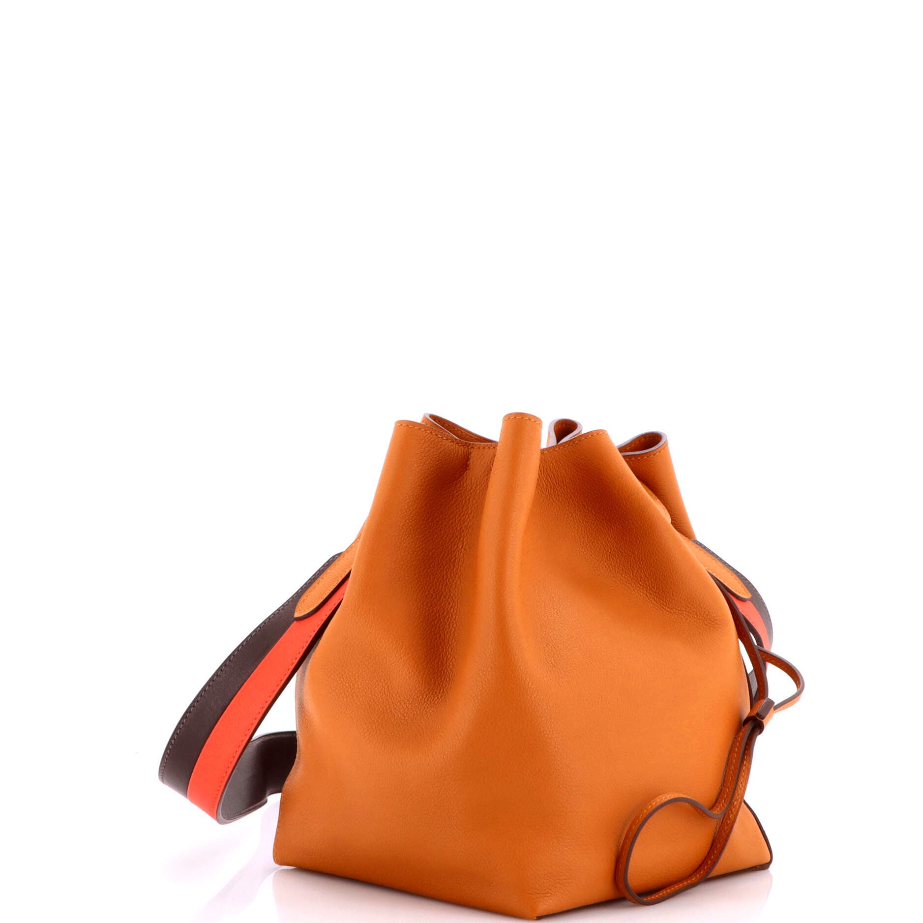 Pre-Owned Hermes Licol Bag Evercolor 17, Alternate, color, Caramel