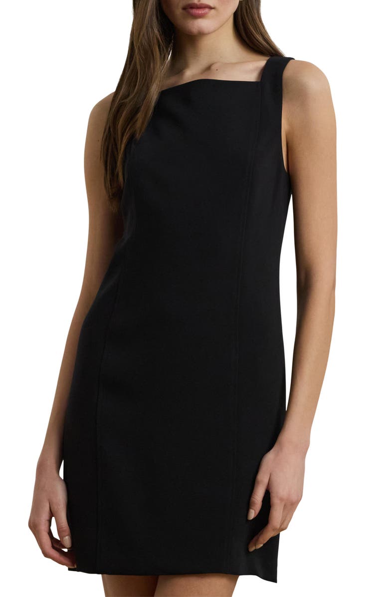 Lauren Ralph Lauren Sleeveless Stretch Crepe Dress, Alternate, color, Black