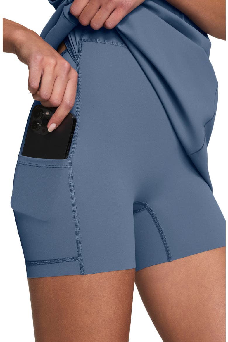 SPANXshape™ Get Moving Zip Front Dress, Alternate, color, SEA
