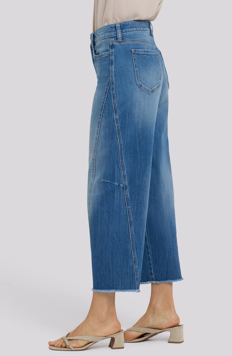 NYDJ Alyssa Frayed Crop Relaxed Tapered Jeans, Alternate, color, Pacifica