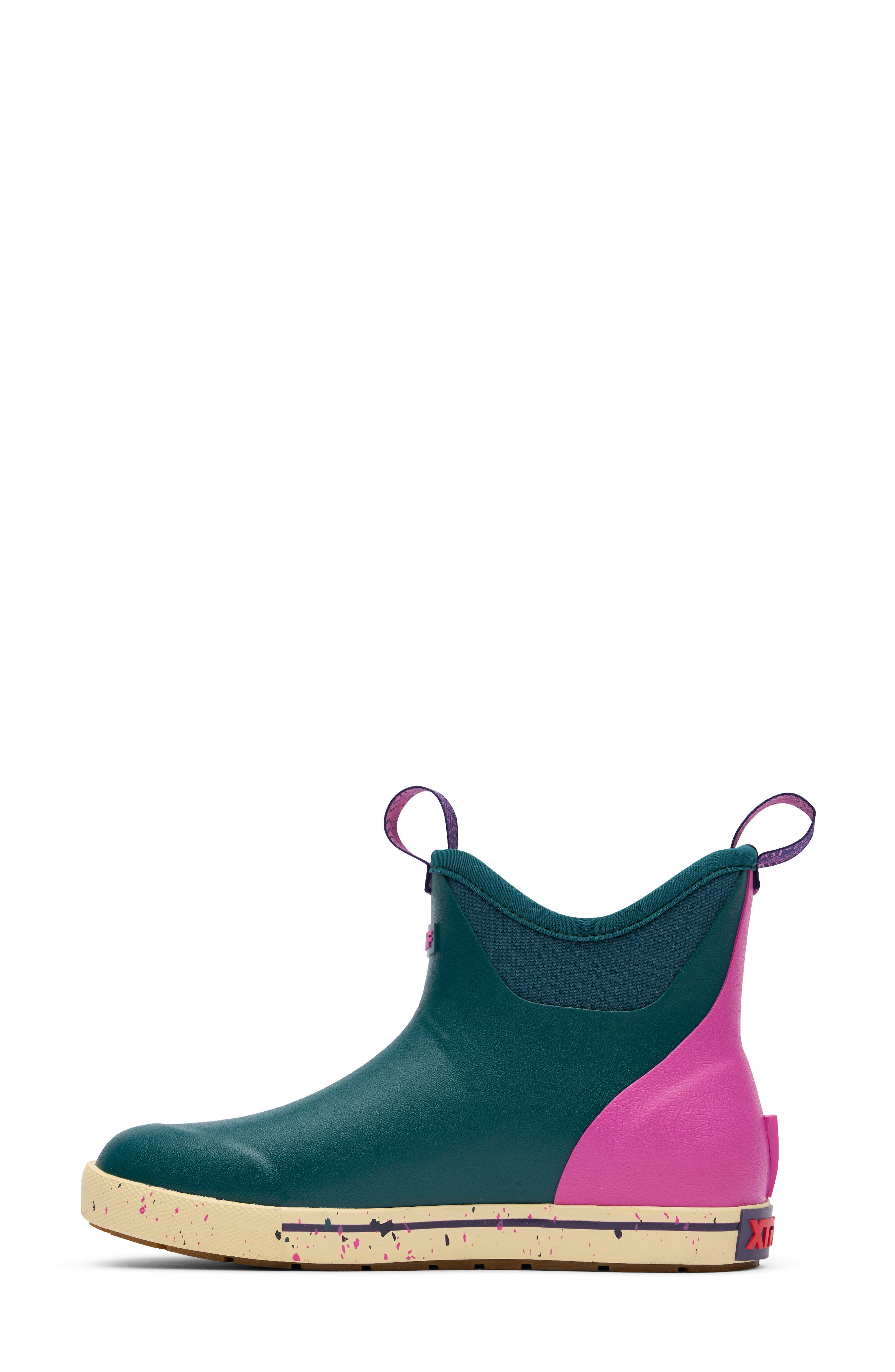 XTRATUF Waterproof Ankle Deck Boot, Alternate, color, Transformative Teal