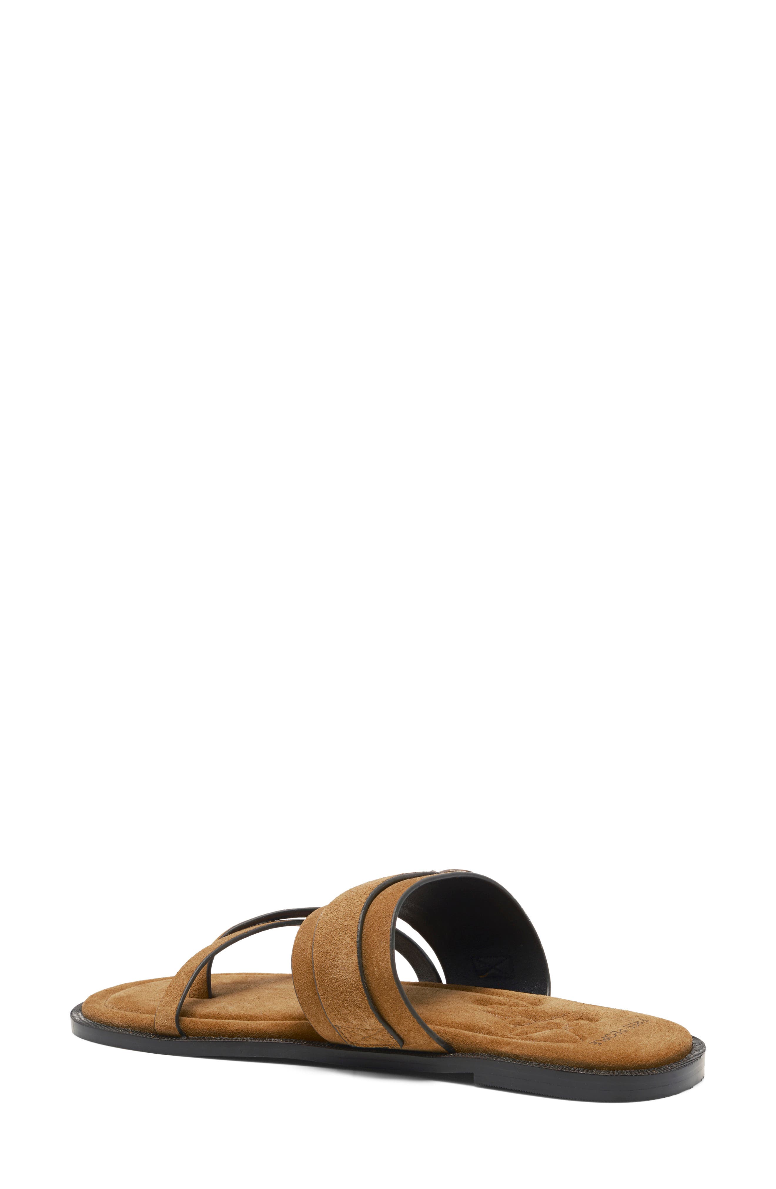 Belted Cross Strap Slide Sandal - image 4