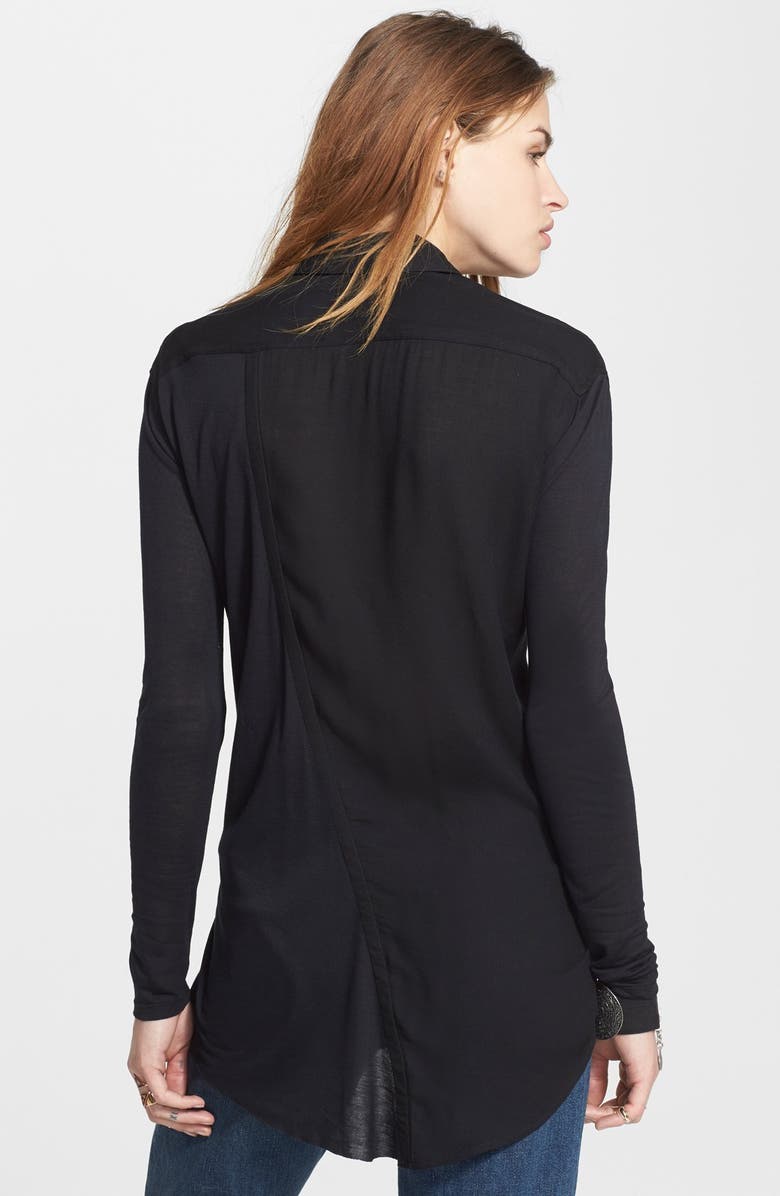 Free People 'Breakfast in Bed' Button Front Top, Alternate, color, 