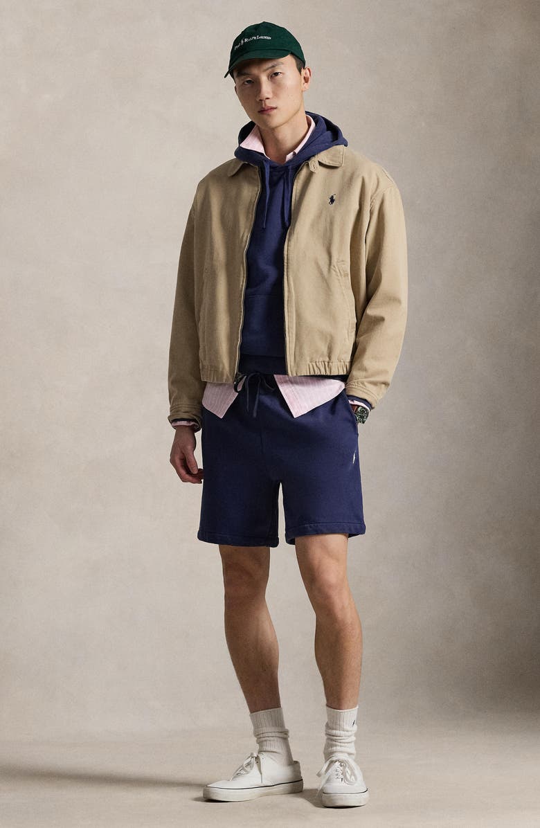 Polo Ralph Lauren Loopback Fleece Shorts, Alternate, color, Cruise Navy