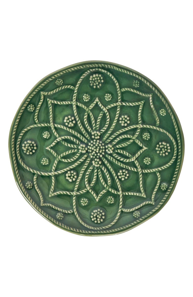 Juliska Jardin du Monde Set of 4 Side Plates, Alternate, color, Basil