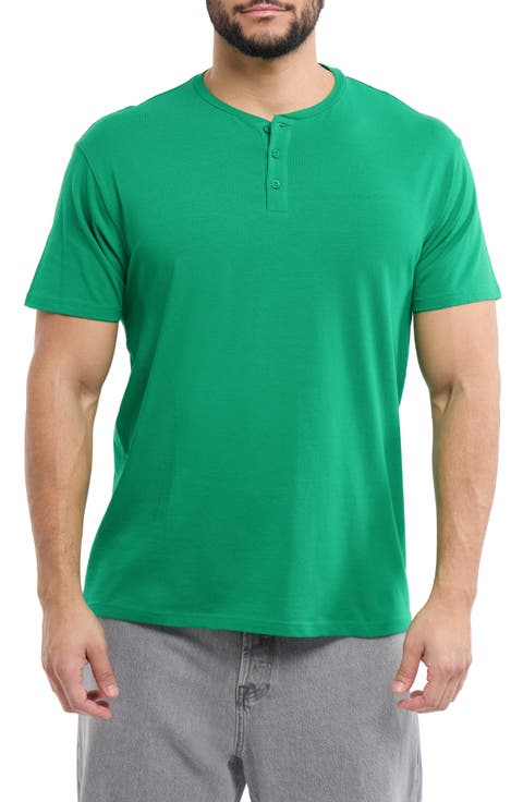 Short Sleeve Henley
