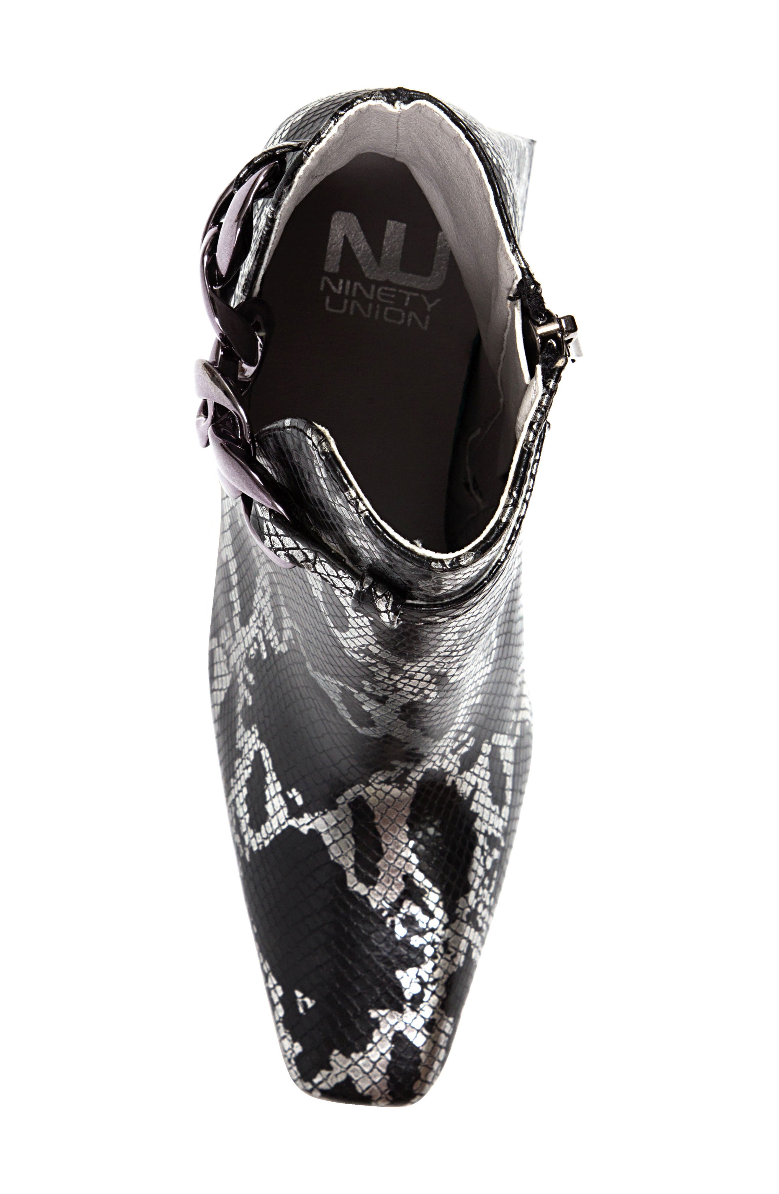 NINETY UNION Rye Snake Print Boot, Alternate, color, Black Snake